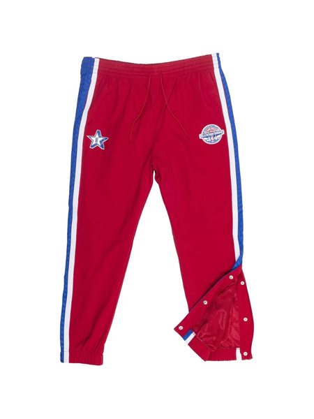  Mitchell & Ness Elasticated Drawstring Shorts - Red 