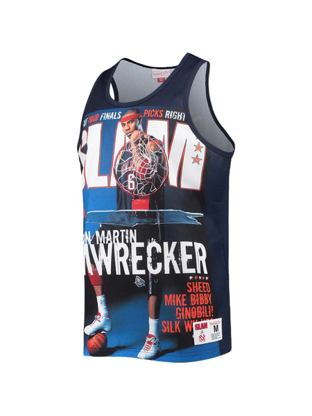  Mitchell & Ness Kenyon Martin Tank Top - Blue 