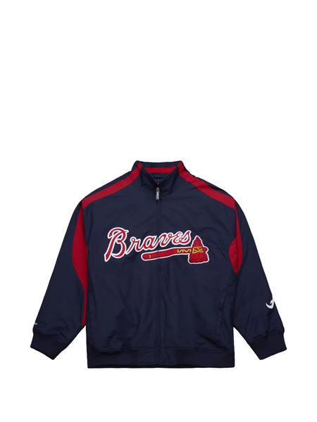  Mitchell & Ness Mlb 2005 Atlanta Braves Cooperstown Zip-up Jacket - Blue 