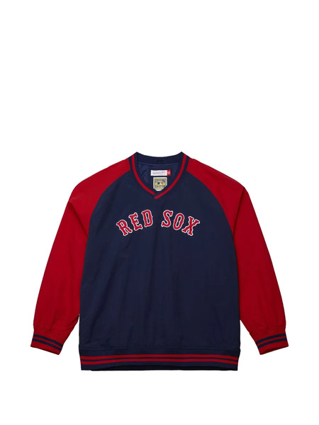  Mitchell & Ness Mlb Boston Red Sox Pullover - Blue 