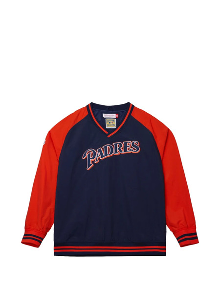  Mitchell & Ness Mlb Padres Logo Pullover Sweatshirt - Blue 