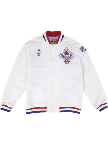  Mitchell & Ness 1991 Nba All-star Game eastern Warm-up Jacket - White 