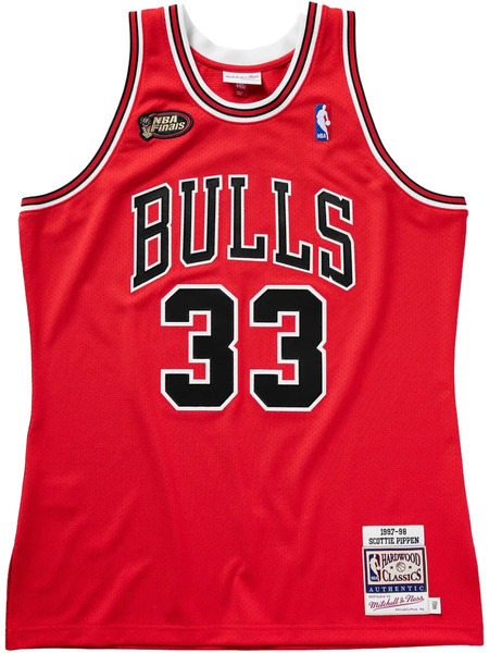  Mitchell & Ness Nba Authentic bulls 1997 Scottie Pippen Jersey - Red 