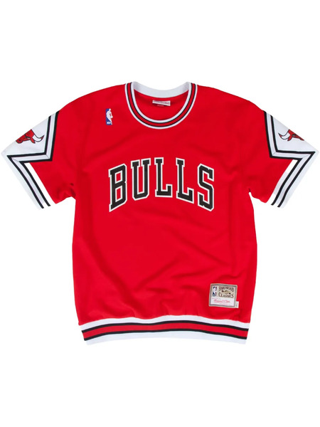 Mitchell & Ness Nba Authentic chicago Bulls 87-88 T-shirt - Red 