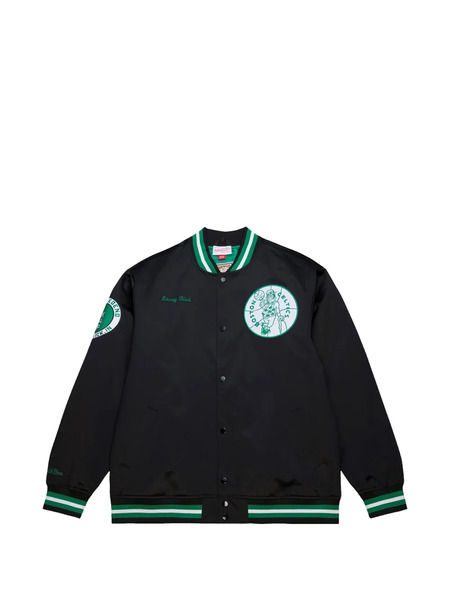  Mitchell & Ness Nba Celtics Larry Bird Bomber Jacket - Black 