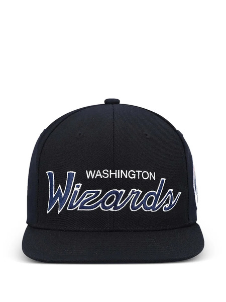  Mitchell & Ness Nba Team Script 2.0 Snapback Washington Wizards Cap - Black 