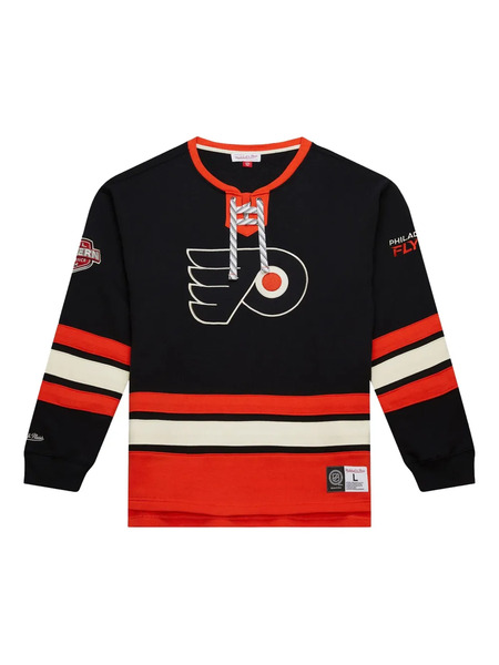  Mitchell & Ness Philadelphia Flyers Lace-up Pullover - Black 