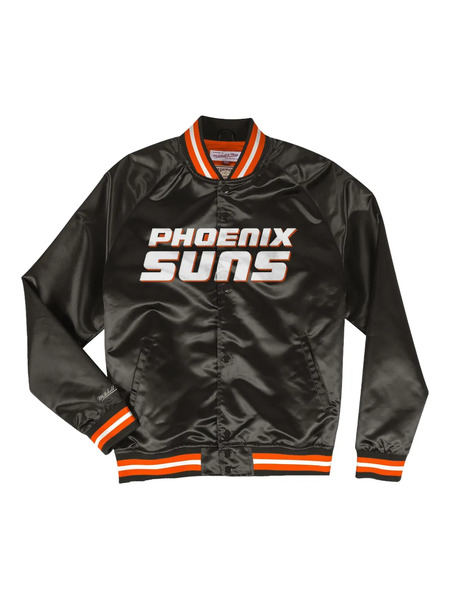  Mitchell & Ness Phoenix Suns Bomber Jacket - Black 