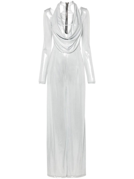  Mitiliane Couture Cowl-neck Jumpsuit - Grey 