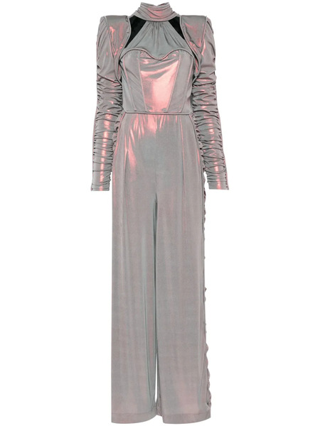  Mitiliane Couture Holographic Jumpsuit - Red 