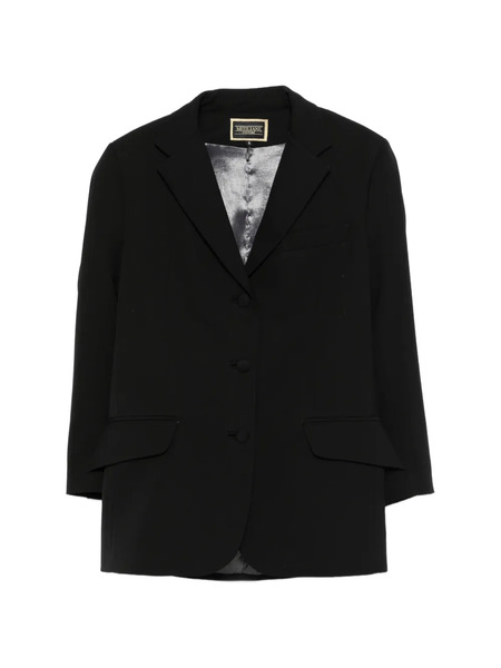  Mitiliane Couture Oversized Tuxedo Jacket - Black 