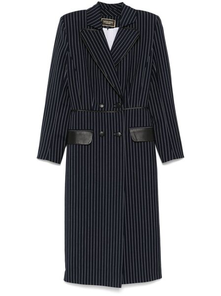  Mitiliane Couture Pinstriped Coat - Blue 