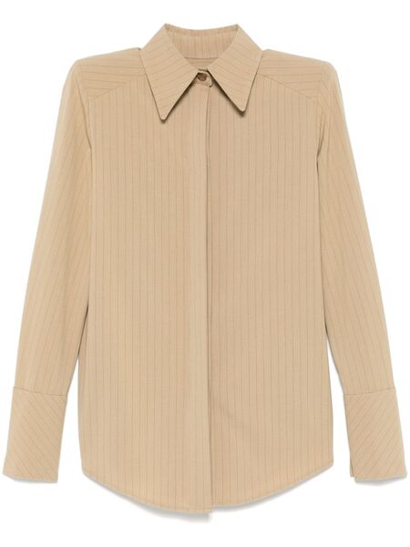  Mitiliane Couture Pinstriped Shirt - Neutrals 