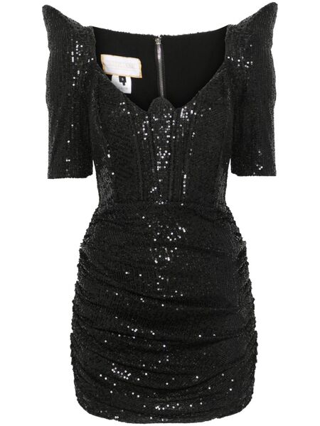  Mitiliane Couture Sequinned Mini Dress - Black 
