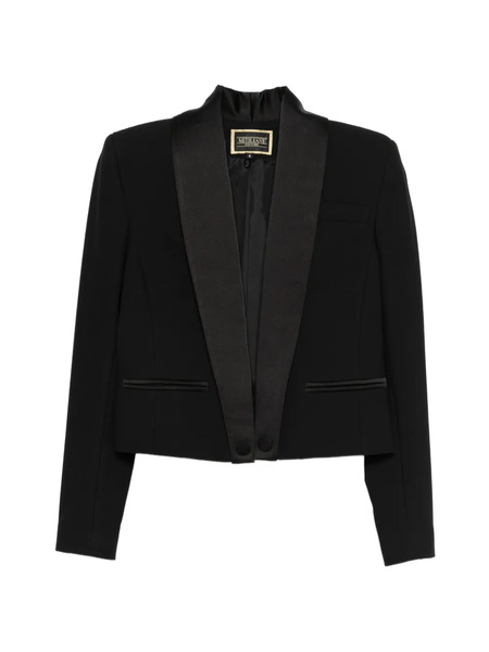  Mitiliane Couture Tuxedo Short Jacket - Black 