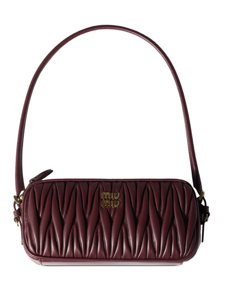  Miu Miu Adjustable-strap Leather Clutch Bag - Red 
