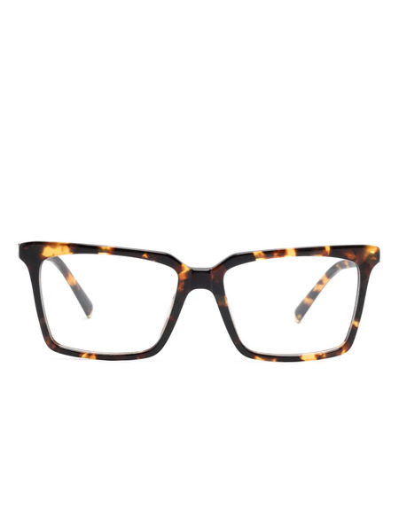  Miu Miu Eyewear Vmu08x Glasses - Brown 