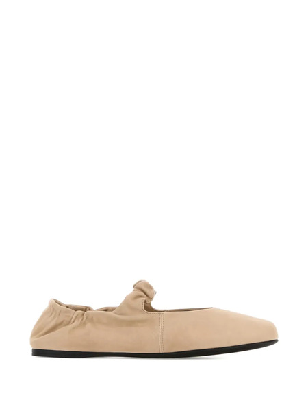  Miu Miu Leather Ballet Flats - Neutrals 