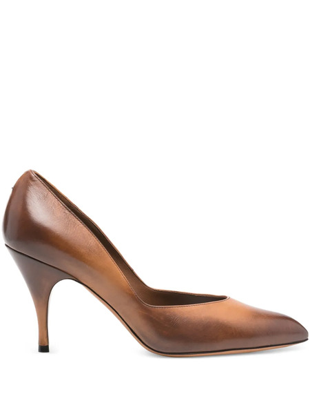  Miu Miu Leather Pumps - Brown 