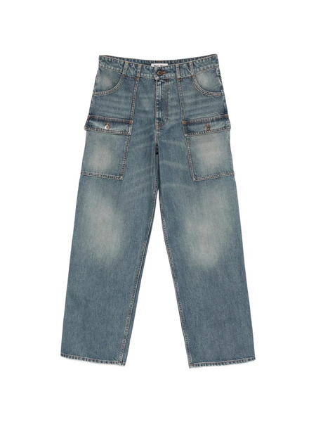  Miu Miu Multi-pocket Jeans - Blue 
