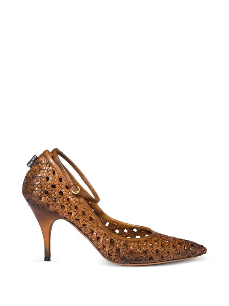  Miu Miu Pointed-toe Pumps - Brown 