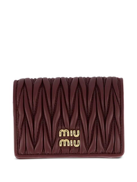 Miu Miu Small Leather Wallet - Red 