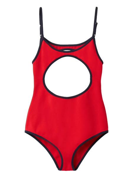 Miu Miu Technical-knit Swimsuit - Red 