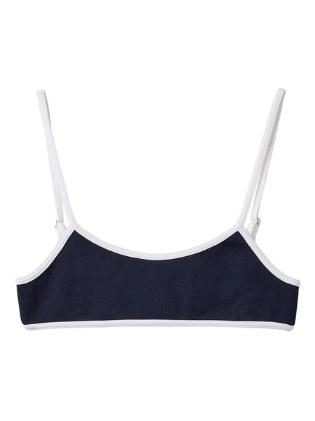  Miu Miu Technical-knit Swimsuit Top - Blue 
