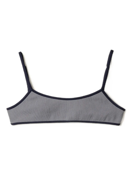  Miu Miu Two-tone Bikini Top - Grey 