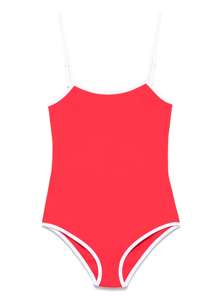  Miu Miu Two-tone Swimsuit - Red 