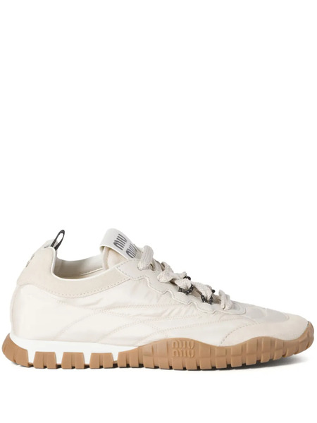  Miu Miu Tyre Trainers - Neutrals 