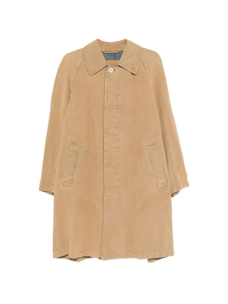  Mm6 Maison Margiela Button-up Coat - Neutrals 
