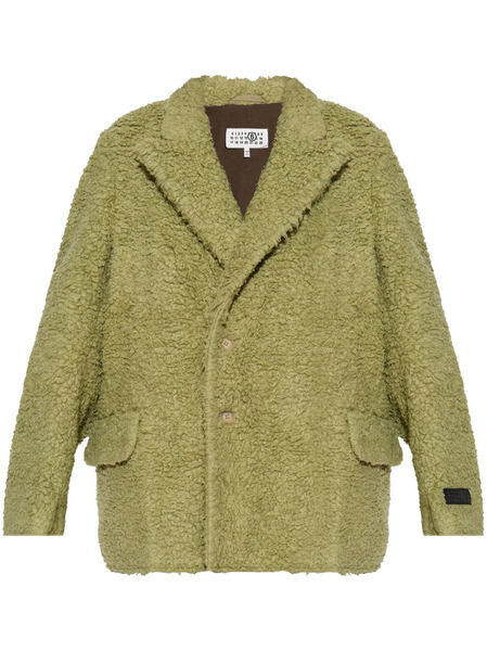  Mm6 Maison Margiela Buttoned-up Jacket - Green 