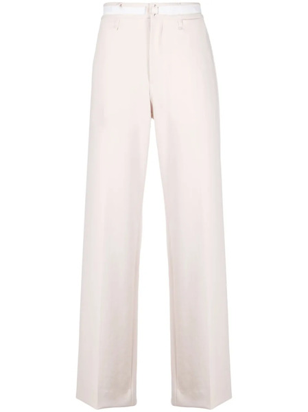  Mm6 Maison Margiela Deconstructed Tailored Trousers - Pink 