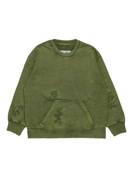  Mm6 Maison Margiela Kids Cotton Sweatshirt - Green 