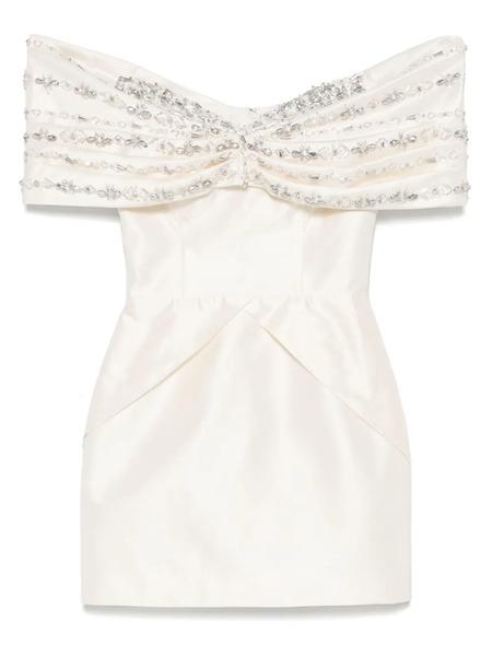  M.marquise Georgia Mini Dress - Neutrals 