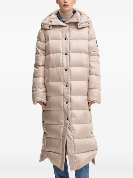  Mmc Studio Hooded Padded Coat - Neutrals 