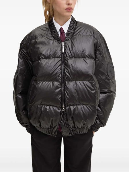  Mmc Studio Luka Quilted Zip Jacket - Black 