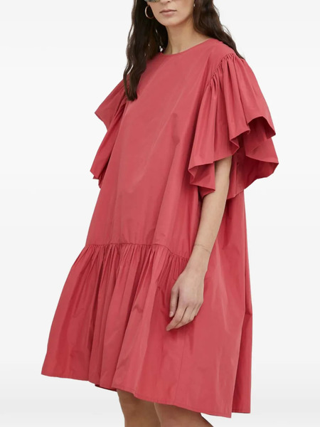  Mmc Studio Ruffled Tie Mini Dress - Red 