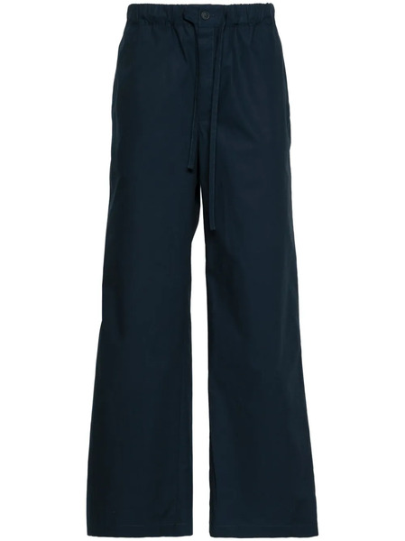  Modes Garments Poplin Straight-leg Trousers - Blue 