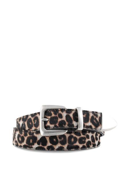  Molebo Leopard-print Belt - Brown 