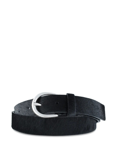  Molebo Pony Hair Belt - Black 