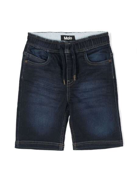  Molo Ali Denim Shorts - Blue 
