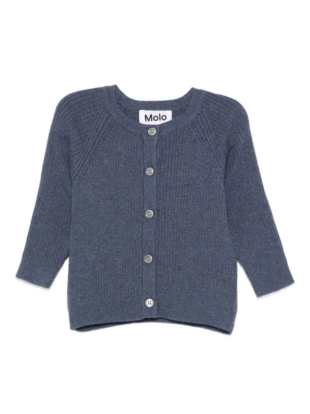  Molo Basta Buttoned Cardigan - Blue 