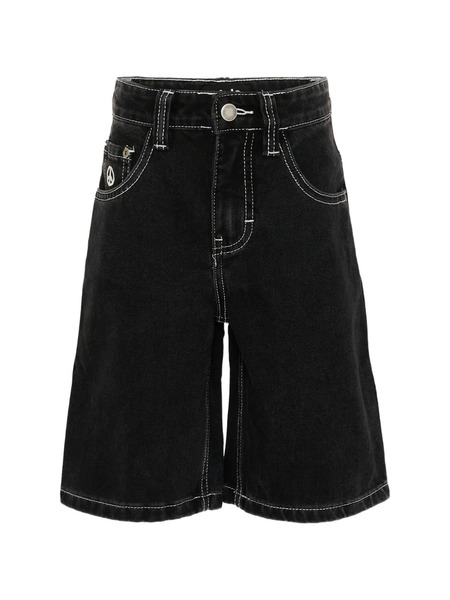  Molo Belt-loop Buttoned Shorts - Black 