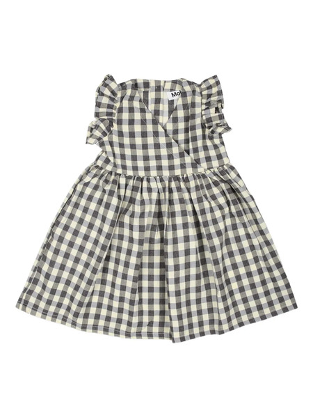 Molo Check-pattern Dress - Black 