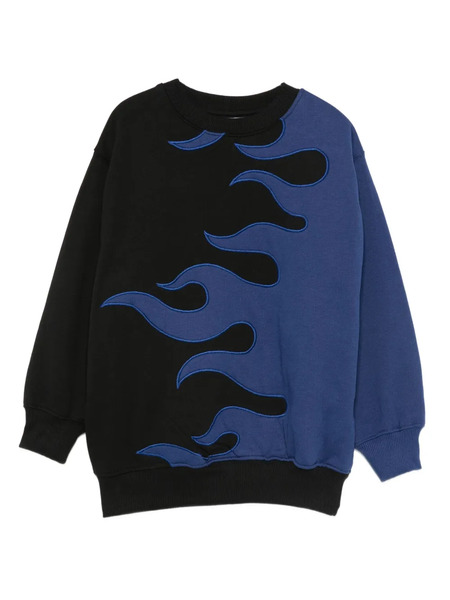  Molo Flame-embroidered Sweatshirt - Black 