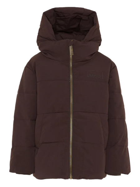  Molo Hooded Jacket - Brown 