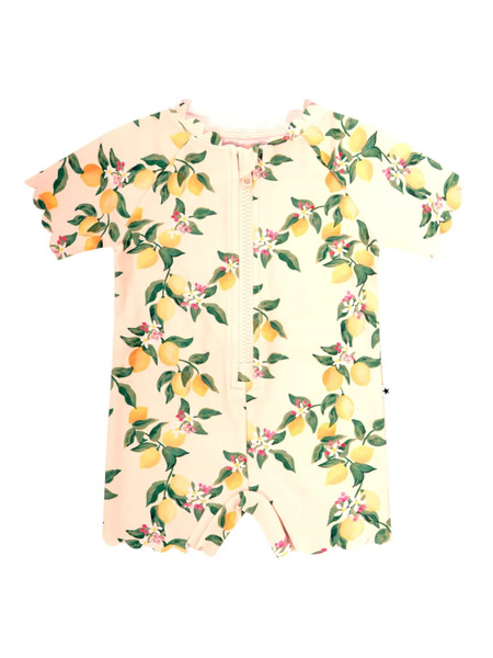  Molo Lemon-print Sun Protection Set - Yellow 