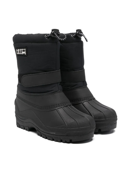  Molo Logo-plaque Drawstring Boots - Black 
